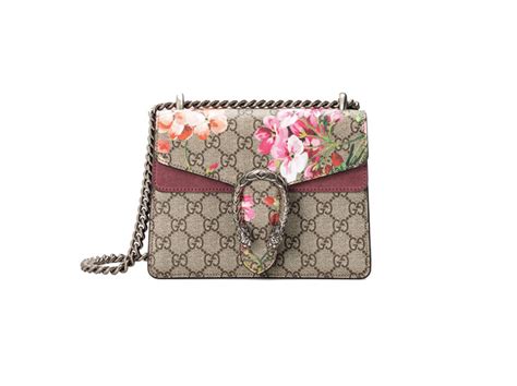 borsa gucci stampo fiori